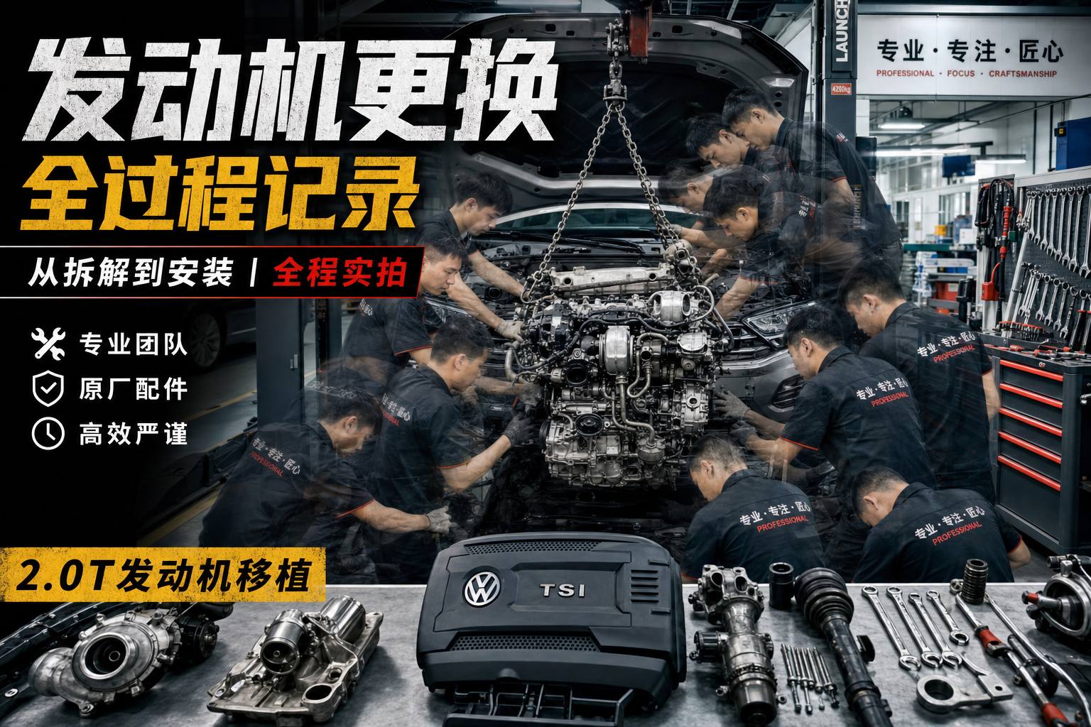 海角修车视频教程-发动机大修全过程视频演示